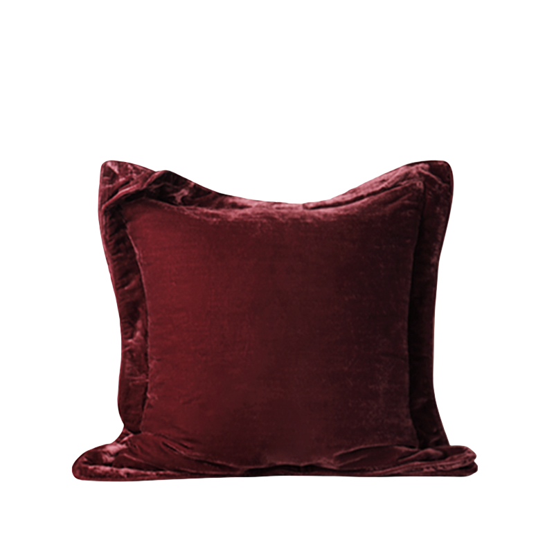 Stijlvolle rode kussensloop