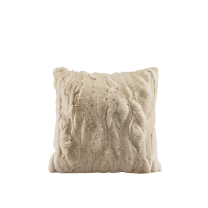 Beige konijnenkussensloop 45x45