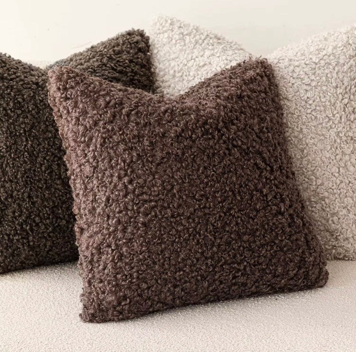 Bruin Teddy Comfortabel Kussensloop 45x45 cm